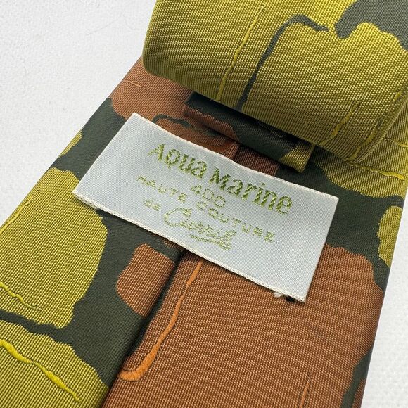 Vintage Aqua‎ Marine Haute Couture de Currie Tie Hudson's Bay Company - Picture 4 of 4